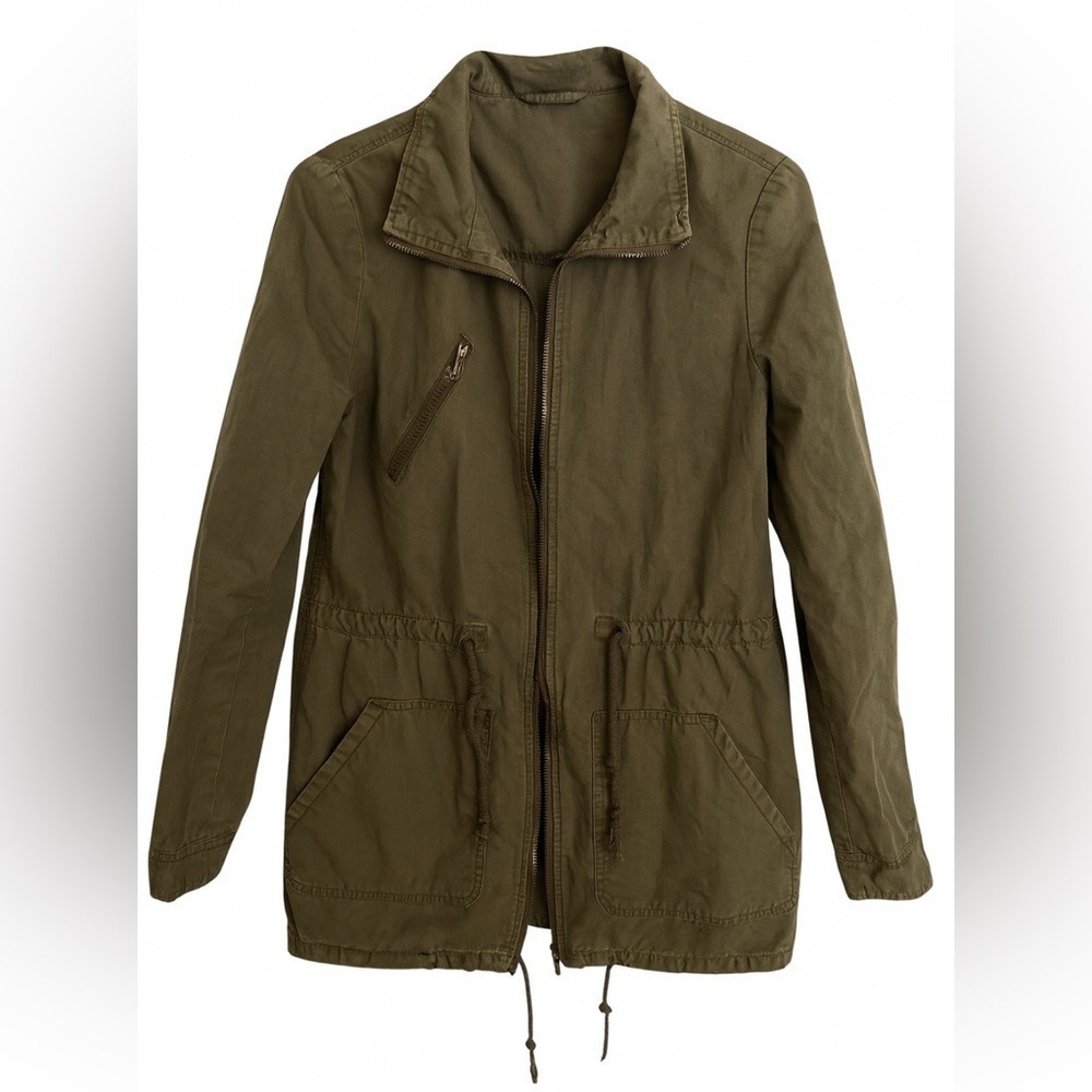 Forever 21 Khaki Olive Utility Jacket for Women size Small
